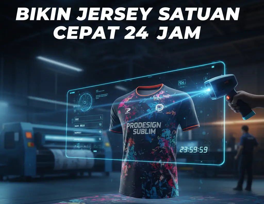 Bikin Jersey Satuan Cepat 24 Jam Solusi Custom Jersey Tanpa Minimum Order