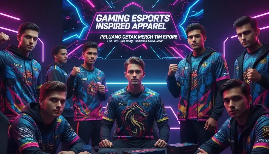 Gaming & Esports Inspired Apparel Peluang Cetak Merch Tim Esports 2026 (1)