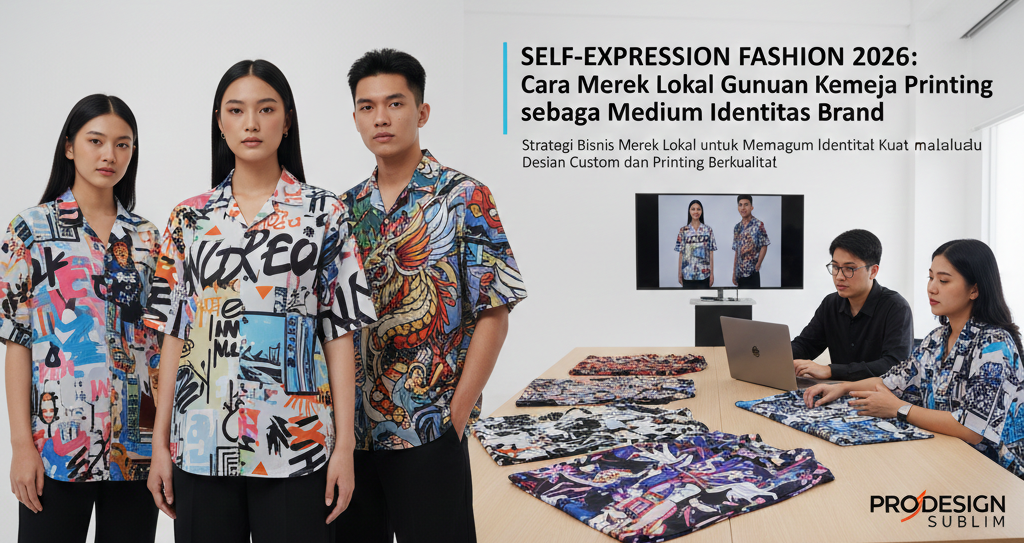 Self-Expression Fashion 2026 Cara Merek Lokal Gunakan Kemeja Printing sebagai Medium Identitas Brand
