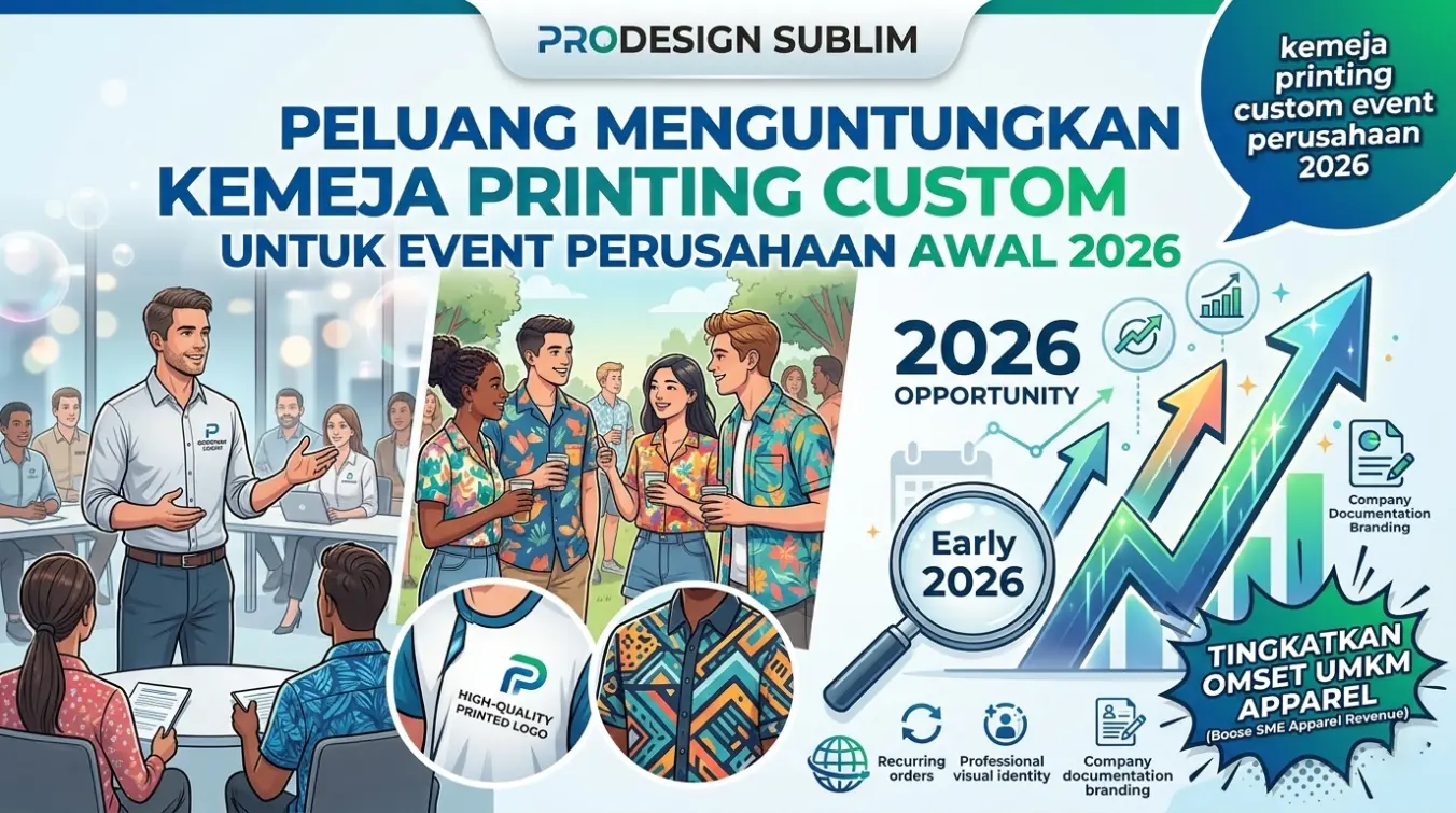 Peluang Menguntungkan Kemeja Printing Custom untuk Event Perusahaan Awal 2026